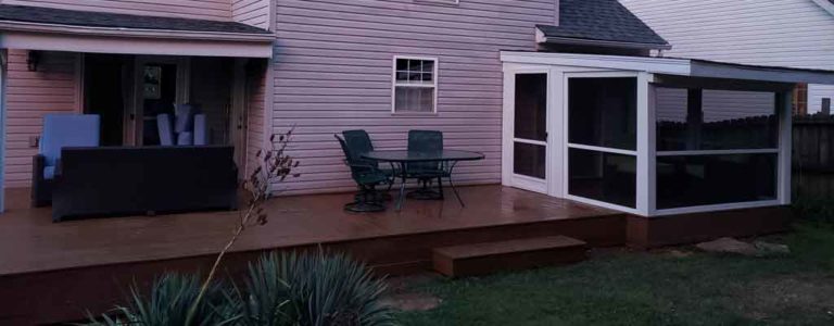 Custom Deck with Screen Room