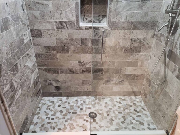 Old Tub becomes New Shower